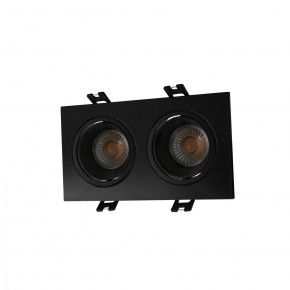 DK3072-BK Встраиваемый светильник, IP 20, 10 Вт, GU5.3, LED, черный/черный, пластик в Североуральске - severouralsk.ok-mebel.com | фото