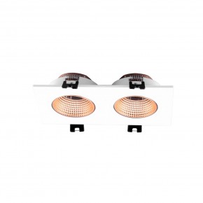 DK3072-WBR Встраиваемый светильник, IP 20, 10 Вт, GU5.3, LED, белый/бронзовый, пластик в Североуральске - severouralsk.ok-mebel.com | фото 2