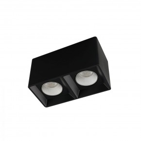 DK3085-BK+CH Светильник накладной IP 20, 10 Вт, GU5.3, LED, черный/хром, пластик в Североуральске - severouralsk.ok-mebel.com | фото