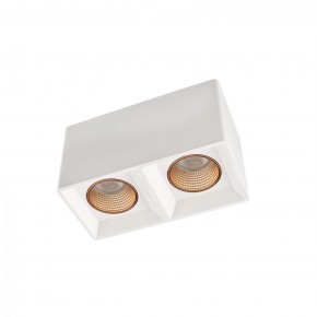 DK3085-WH+BR Светильник накладной IP 20, 10 Вт, GU5.3, LED, белый/бронзовый, пластик в Североуральске - severouralsk.ok-mebel.com | фото