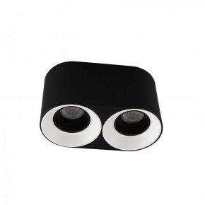DK3096-BW+BK Светильник накладной IP 20, 10 Вт, GU5.3, LED, черно-белый/черный, пластик в Североуральске - severouralsk.ok-mebel.com | фото