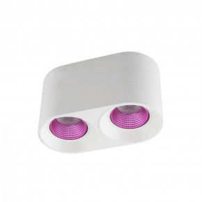DK3096-WH+PI Светильник накладной IP 20, 10 Вт, GU5.3, LED, белый/розовый, пластик в Североуральске - severouralsk.ok-mebel.com | фото