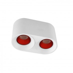 DK3096-WH+RD Светильник накладной IP 20, 10 Вт, GU5.3, LED, белый/красный, пластик в Североуральске - severouralsk.ok-mebel.com | фото