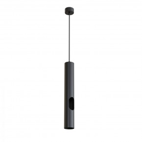 DK4045-BK Подвесной светильник, с декоративным вырезом, IP 20, до 15 Вт, LED, GU10, черный, алюминий в Североуральске - severouralsk.ok-mebel.com | фото