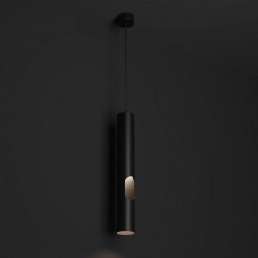 DK4045-BK Подвесной светильник, с декоративным вырезом, IP 20, до 15 Вт, LED, GU10, черный, алюминий в Североуральске - severouralsk.ok-mebel.com | фото 2