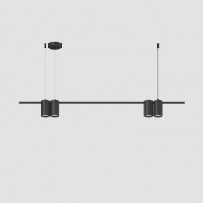 DK4061-BK Подвесной светильник ORBIT, IP20, 4xGU10 LED до 15 Вт, черный матовый, алюминий в Североуральске - severouralsk.ok-mebel.com | фото 2