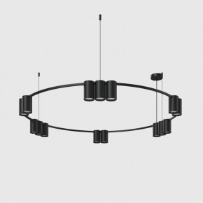 DK4067-BK Подвесной светильник ORBIT, IP20, 15xGU10 LED до 15 Вт, черный матовый, алюминий в Североуральске - severouralsk.ok-mebel.com | фото 2