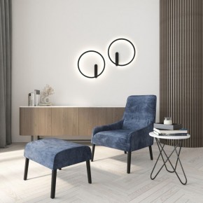 DK5035-BK Бра ROUND со светодиодом, IP20, 24W, 3000/4000/6500K, черный, алюминий в Североуральске - severouralsk.ok-mebel.com | фото 8
