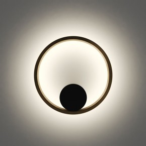 DK5060-BK+SG Бра ORBIT, IP20, 3000К, LED, 10 Вт, черный + сатинированное золото, алюминий в Североуральске - severouralsk.ok-mebel.com | фото 4