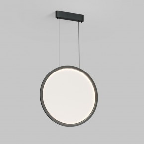 DK6606-BK Подвесной вертикальный светильник Veil со светодиодом H1700 d600 220V 48W 3000-6000K IP20 черный алюминий в Североуральске - severouralsk.ok-mebel.com | фото 3