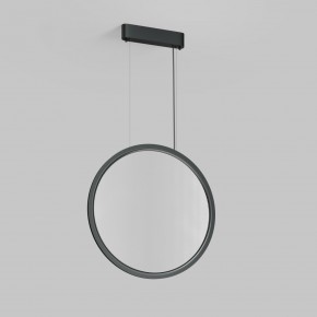 DK6606-BK Подвесной вертикальный светильник Veil со светодиодом H1700 d600 220V 48W 3000-6000K IP20 черный алюминий в Североуральске - severouralsk.ok-mebel.com | фото 4