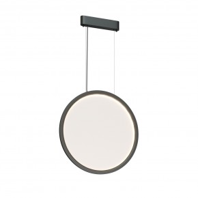 DK6606-BK Подвесной вертикальный светильник Veil со светодиодом H1700 d600 220V 48W 3000-6000K IP20 черный алюминий в Североуральске - severouralsk.ok-mebel.com | фото 5