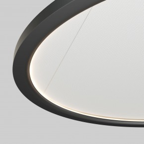 DK6616-BK Подвесной горизонтальный светильник Veil со светодиодом H900 d600 220V 48W 3000-6000K IP20 черный алюминий в Североуральске - severouralsk.ok-mebel.com | фото 3