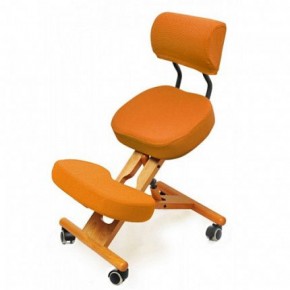 Коленный стул со спинкой Smartstool KW02В + Чехлы в Североуральске - severouralsk.ok-mebel.com | фото 4