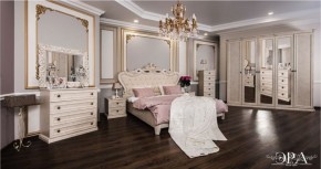 Комод 4 ящика Афина + Зеркало ППУ Афина (крем корень) в Североуральске - severouralsk.ok-mebel.com | фото 7