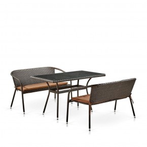Комплект мебели из иск. ротанга T286A/S139A-W53 Brown в Североуральске - severouralsk.ok-mebel.com | фото 2