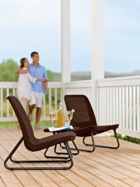 Комплект мебель Рио Патио (Rio Patio set) виски-коричневый в Североуральске - severouralsk.ok-mebel.com | фото 3