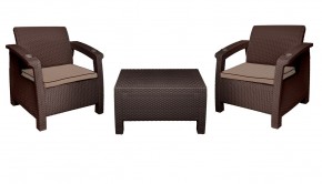 Комплект уличной мебели Yalta Premium Terrace Set (Ялта) шоколадый (+подушки под спину) в Североуральске - severouralsk.ok-mebel.com | фото 8