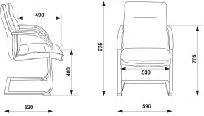 Кресло Бюрократ T-9927SL-LOW-V/BLACK в Североуральске - severouralsk.ok-mebel.com | фото 4