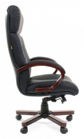 Кресло для руководителя Chairman 421 черный/орех темный, черный в Североуральске - severouralsk.ok-mebel.com | фото 3