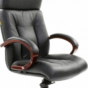 Кресло для руководителя Chairman 421 черный/орех темный, черный в Североуральске - severouralsk.ok-mebel.com | фото 6