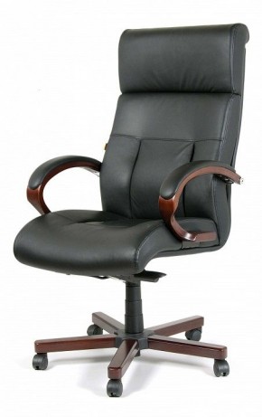 Кресло для руководителя Chairman 421 черный/орех темный, черный в Североуральске - severouralsk.ok-mebel.com | фото 7