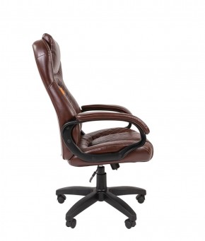 Кресло для руководителя  CHAIRMAN 432 (Экокожа коричневая) в Североуральске - severouralsk.ok-mebel.com | фото 3