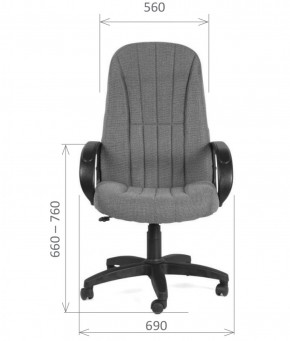 Кресло для руководителя  CHAIRMAN 685 СТ (ткань стандарт 10-356 черная) в Североуральске - severouralsk.ok-mebel.com | фото 5