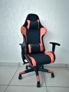 Кресло геймерское Barneo K-50 (черная сетка оранжевые вставки) в Североуральске - severouralsk.ok-mebel.com | фото