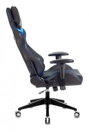 Кресло игровое Бюрократ VIKING 4 AERO BLUE черный/синий в Североуральске - severouralsk.ok-mebel.com | фото 2
