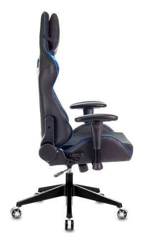 Кресло игровое Бюрократ VIKING 4 AERO BLUE черный/синий в Североуральске - severouralsk.ok-mebel.com | фото 8