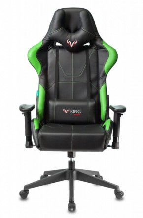 Кресло игровое Бюрократ VIKING 5 AERO LGREEN черный/салатовый в Североуральске - severouralsk.ok-mebel.com | фото 2