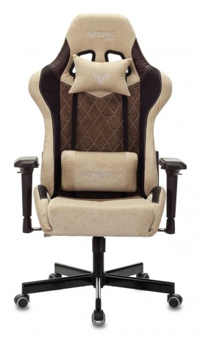 Кресло игровое Бюрократ VIKING 7 KNIGHT BR FABRIC коричневый/бежевый в Североуральске - severouralsk.ok-mebel.com | фото 3