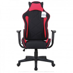 Кресло компьютерное BRABIX GT Racer GM-101 + подушка (ткань) черное/красное (531820) в Североуральске - severouralsk.ok-mebel.com | фото 3