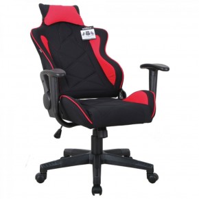 Кресло компьютерное BRABIX GT Racer GM-101 + подушка (ткань) черное/красное (531820) в Североуральске - severouralsk.ok-mebel.com | фото 4