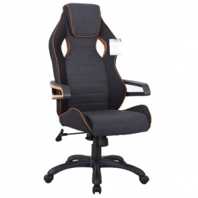 Кресло компьютерное BRABIX Techno Pro GM-003 (ткань черное/серое, вставки оранжевые) 531813 в Североуральске - severouralsk.ok-mebel.com | фото