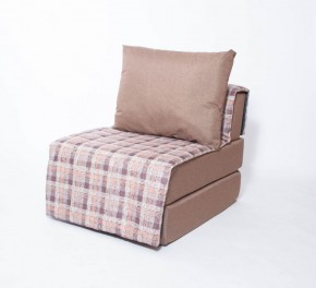 Кресло-кровать бескаркасное Харви (коричневый-квадро беж) в Североуральске - severouralsk.ok-mebel.com | фото