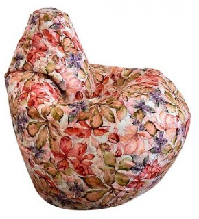 Кресло-мешок Цветы L в Североуральске - severouralsk.ok-mebel.com | фото