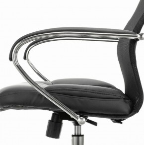 Кресло офисное BRABIX PREMIUM "Stalker EX-608 CH" (хром, ткань-сетка/кожзам, черное) 532091 в Североуральске - severouralsk.ok-mebel.com | фото 4