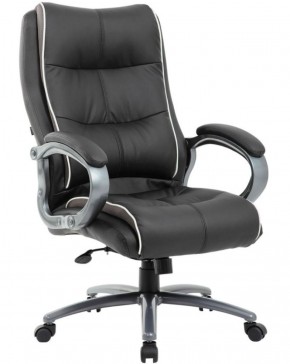 Кресло офисное BRABIX PREMIUM "Strong HD-009" (экокожа черная, ткань серая) 531945 в Североуральске - severouralsk.ok-mebel.com | фото 1