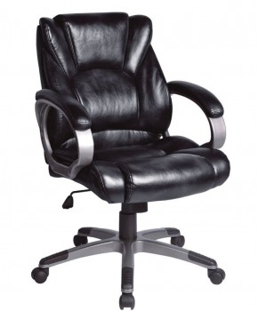 Кресло офисное BRABIX "Eldorado EX-504", экокожа, черное, 530874 в Североуральске - severouralsk.ok-mebel.com | фото 1