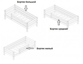 Кровать 2-х ярусная Сонечка с бортиками (лестница наклонная) в Североуральске - severouralsk.ok-mebel.com | фото 4