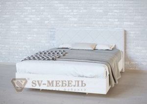 Кровать 1400 двойная №1 изголовье Ромб в Североуральске - severouralsk.ok-mebel.com | фото 1