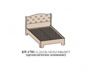 Кровать ЭЙМИ КР-1701 Рэд фокс (1200х2000) в Североуральске - severouralsk.ok-mebel.com | фото