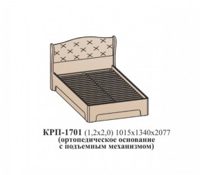 Кровать ЭЙМИ с подъемным механизмом КРП-1701 Рэд фокс (1200х2000) в Североуральске - severouralsk.ok-mebel.com | фото