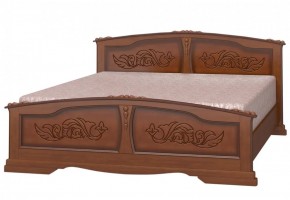 ЕЛЕНА Кровать из массива 1800 (Орех) в Североуральске - severouralsk.ok-mebel.com | фото