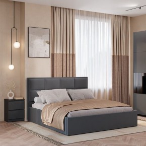 Кровать Линда КР-16 (Графит) 1600 в Североуральске - severouralsk.ok-mebel.com | фото 2