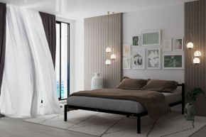 Кровать Мета с матрасом 1200 (черный) в Североуральске - severouralsk.ok-mebel.com | фото 2