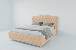 Кровать Нягань с ПМ 900 (экокожа бежевая) в Североуральске - severouralsk.ok-mebel.com | фото