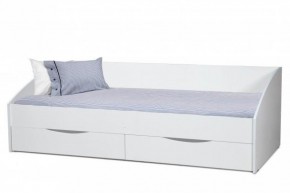 Кровать одинарная "Фея - 3" симметричная New (2000Х900) белая в Североуральске - severouralsk.ok-mebel.com | фото